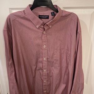 Big and tall (2XT) Great condition dress button down. Perfect gift for fall.